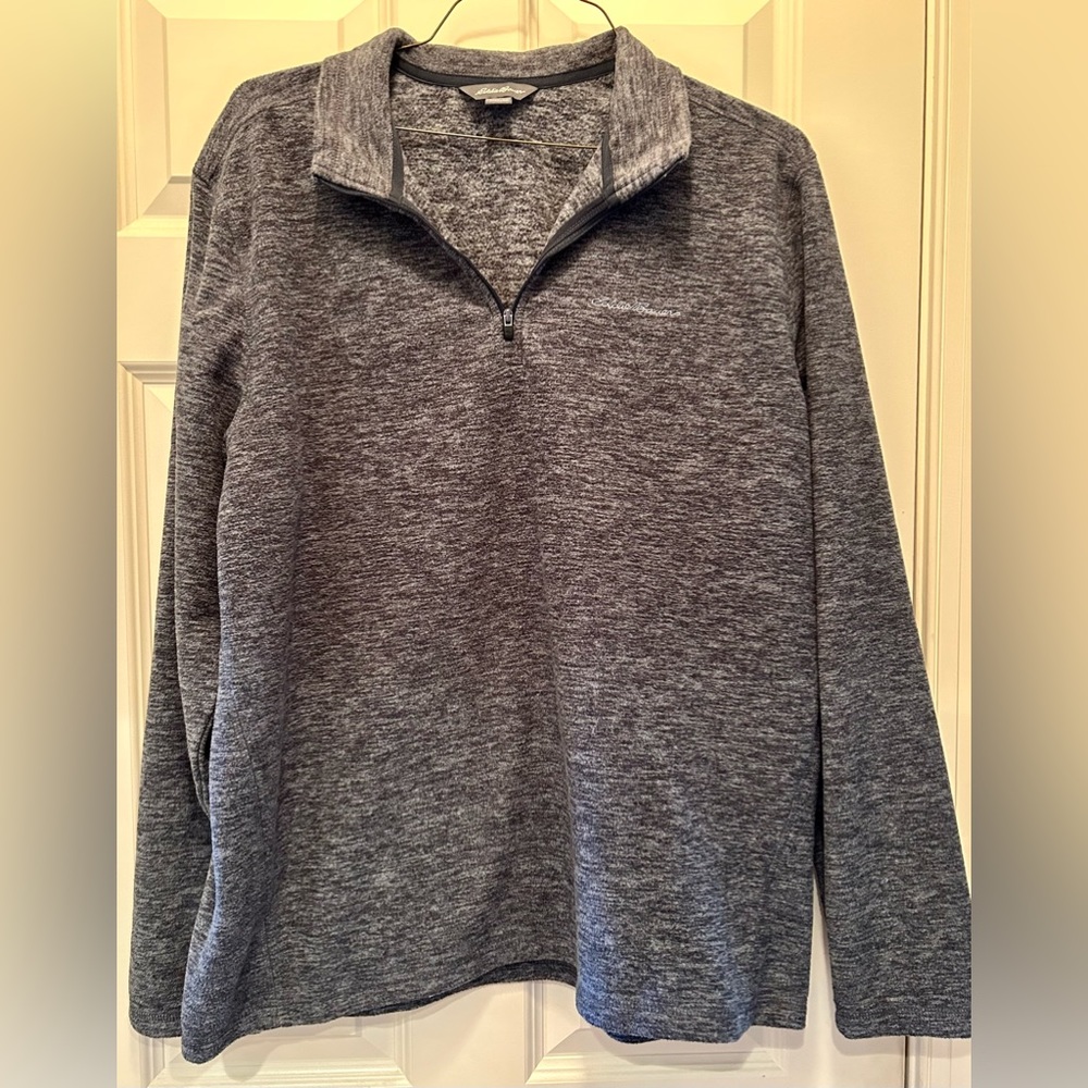 Eddie Bauer Men’s Quarter Zip Pullover Size XL